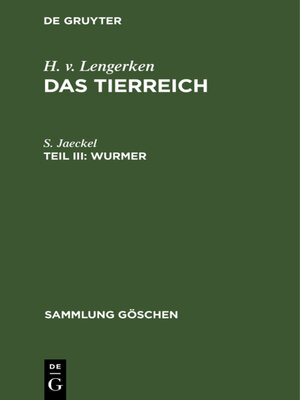 cover image of Wurmer